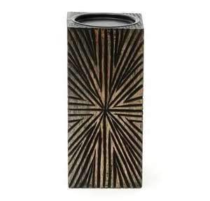 Bougeoir Stand Support en bois pour Style campagnard Reiki Aromathérapie Spa Salon Sustaibalbe En Bois - Product Image 1