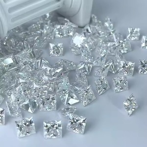 Exclusivo Princess Shape Lab Grown Diamond IGI Certified VVS2 Clarity F Color CVD Stone para colgante Aniversario y regalo de boda - Product Image 2