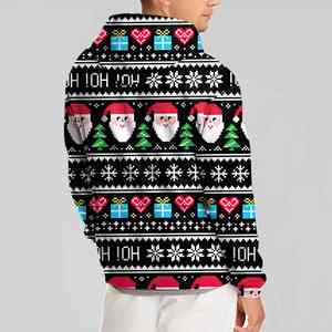 Sweats à capuche par sublimation Sweat à capuche 3d Offre Spéciale de Noël de dessin animé sur mesure Produits fabriqués au Pakistan - Product Image 4