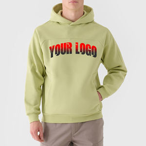 High quality 100% cotton <b>hoodies</b> for mens oversized drop shoulder unique colour custom DTG printed logo breathable mens <b>hoodies</b> - Product Image 1