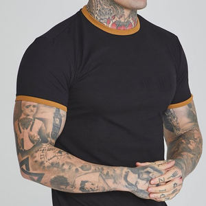 Diseña tu propia camiseta Ringer T Shirts Camiseta Ringer para hombre Camiseta atlética de cuello redondo Camisetas de gran tamaño para hombre y mujer - Product Image 3