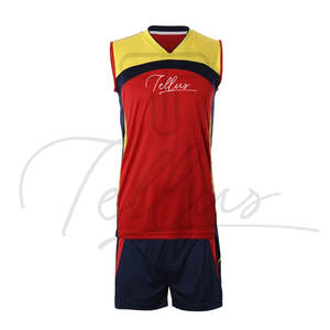 Tenue d'entraînement de volley-ball respirante à manches courtes, grande taille, dernier design, fabriquée en usine, imprimée - Product Image 5