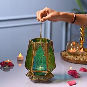 Votive en métal pour bougie décorative idéale pour les mariages, les festivals et les intérieurs confortables - Product Image 6