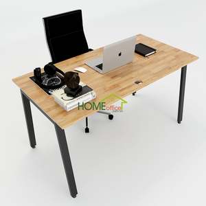 โต๊ะทำงานประกอบเอง Aton Concept 140x70 ดีไซน์มินิมอลร่วมสมัย สำหรับสำนักงานหรือห้องนอน วัสดุแผ่นเรียบง่าย รุ่น HBAT005 - Product Image 2
