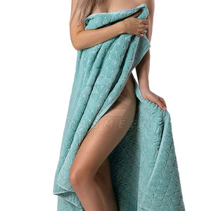 Serviette de bain en coton personnalisée de haute qualité, écologique, légère, confortable, meilleures ventes, prix bas, personnalisez la vôtre - Product Image 3