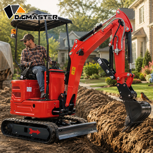 <span class=keywords><strong>Mini</strong></span>-excavatrice compacte 1,2 tonne, moteur diesel <span class=keywords><strong>Kubota</strong></span>, 975 kg, micro-excavatrice sur chenilles pour projets de bricolage, d'aménagement paysager et de rénovation de jardin domestique - Product Image 1