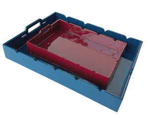 Bandeja de lata redonda antideslizante al por mayor para barra Rohs, característica de impresión, Material de grabado, origen, forma brillante, producto de tamaño FDA - Product Image 4