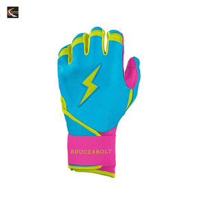 High Quality BRUCE BOLT Style Batting Long Cuffs Gloves for Baseball Premium Cabretta Leather - Product Image 2