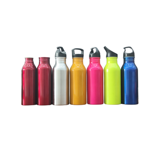 Frasco de agua deportivo de aluminio ecológico al por mayor de Vietnam, botellas de Metal con tapón de rosca de Color personalizadas reutilizables duraderas - Product Image 1