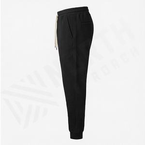 Pantalons Hip Hop épais, pantalons personnalisés, pantalons larges, pantalons de survêtement en coton, double taille, pantalons droits, pantalons de survêtement évasés pour hommes - Product Image 3