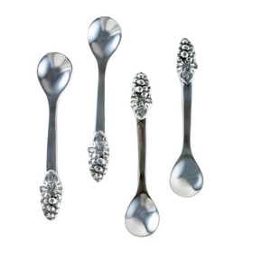 Ensemble de couverts écologiques de cuillère à café en or de style le plus récent avec poignée en métal outils de cuisine en acier - Product Image 2