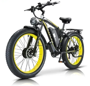 Bicicleta eléctrica SMLROSS TS60 de doble motor con portaequipajes, 3000W de potencia máxima, 60V 24, en oferta. - Product Image 3