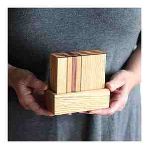 Diseño personalizado Artesanías Posavasos personalizables Madera de nogal Forma personalizada Hecho a medida con calidad de exportación - Product Image 3