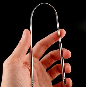 Wholesale Professional Adult Stainless Steel Tongue Cleaner by Life Care <b>Instruments</b> High Quality Product - Product Image 3