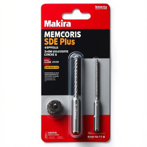 Punte da Trapano SDS Plus a 4 Spirali Makita Nemesis 5mm X 110mm Confezione Blister da 1-8 Pezzi - Product Image 2