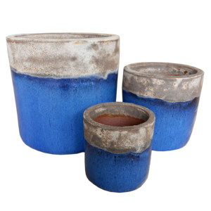 Vente en gros de pots en céramique émaillée au design vintage pour le jardin, fournitures de plantes, pots de poterie pour le sol - Product Image 5