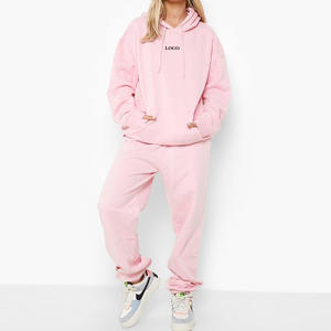 ชุดวอร์มผ้าฟลีซแบบลำลองสำหรับผู้หญิงชุดวอร์มผ้าคอตตอนดีไซน์ตามสั่งสำหรับฤดูหนาว - Product Image 1