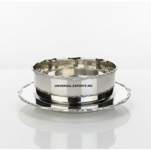 Bol à chocolat de luxe en acier inoxydable bol à chocolat nickelé fait à la main forme ronde concepteur nouveau bol à chocolat - Product Image 6