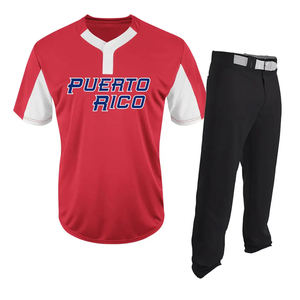 Uniforme de béisbol liso con logotipo personalizado de último diseño para hombre, uniformes de béisbol de tamaño personalizado de alta calidad para hombre, ropa de béisbol y softbol - Product Image 6