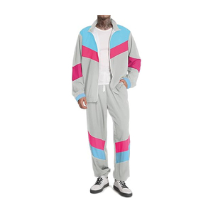 Nueva tendencia, ropa de calle de la mejor calidad, chándales cortavientos para hombre, trajes cortavientos de nailon con logotipo personalizado, chándales transpirables - Product Image 2