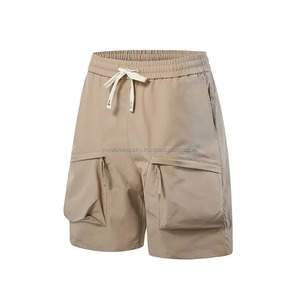 Men's Casual Summer Cargo <b>Shorts</b> Big Pockets Zipper Multi-Color Board <b>Shorts</b> for Outdoor <b>Hiking</b> Streetwear Plus Size Drawstring - Product Image 3