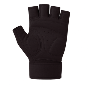 Gants de musculation unisexes à demi-doigts, panneau arrière en fibre de carbone, paume rembourrée résistante, néoprène, sport respirant - Product Image 6