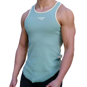 เสื้อกล้ามออกกำลังท่อนบนตาข่ายแขนกุดสำหรับผู้ชายเสื้อกล้ามออกกำลังกายเล่นกีฬา - Product Image 1