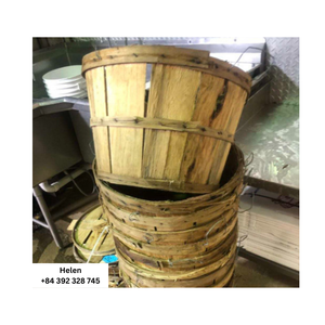 Panier en bois d'acacia vietnamien, vente en gros, pour capturer les crabes, avec couvercles de haute qualité, grand espace, prêt à l'exportation - Product Image 5