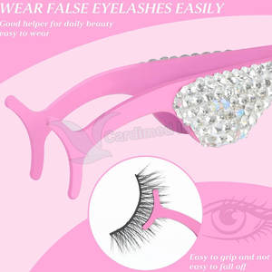 Pince à cils en acier inoxydable de style nouveau, vente en gros à bas prix - Product Image 2