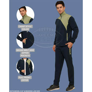 Chándal Deportivo para Hombre, Invierno, Transpirable, Estampado, Sólido, Ligero, 100% Poliéster, para Deportes, Viajes, Diseño Clásico - Product Image 3