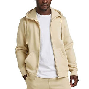 Sweat à capuche classique pour homme avec fermeture éclair en polaire à manches longues et revers côtelés coupe ample sweat à capuche avec logo imprimé en 3D taille XS - Product Image 1