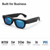 Lunettes Intelligentes IA M88 : Enregistrement Audio, Traduction en Temps Réel, Assistant Vocal, Verres Bleus