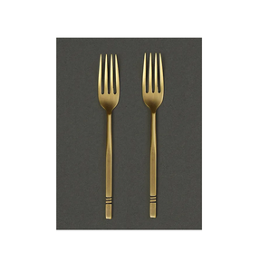 Tenedor de latón más exigente Cuchara Vajilla Comida Ensalada Cuchara Acero espejado con producto de gran oferta Diseño personalizado - Product Image 1