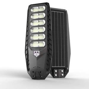 อัปเกรดไฟถนนพลังงานแสงอาทิตย์กลางแจ้ง300W 400W 500W 600W แบตเตอรี่เซ็นเซอร์เรดาร์ LiFePO4ทำงาน4วันที่ฝนตก - Product Image 5