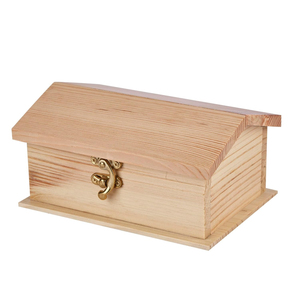 Premium Quality Original Handcrafted Hut Shape <b>Pine</b> Wooden Gift Box <b>Table</b> Organizer Wooden Storage Box In Wholesaler Price - Product Image 1