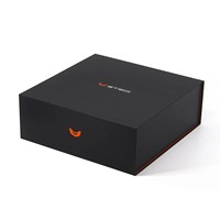 Boîte magnétique pliable avec impression personnalisée et insert en papier pour lumières LED et accessoires