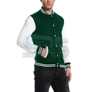 Veste d'hiver pour hommes de haute qualité Style Letterman Logo personnalisé chaud corps en laine et manches en cuir veste d'hiver pour hommes nouveau Design - Product Image 2