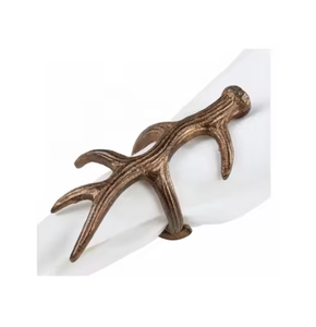 Porte-serviettes contemporain en métal Design exclusif Rond de serviette attrayant avec logo personnalisé au prix de gros - Product Image 5