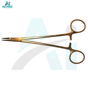 ALMAC Porte-aiguille de haute qualité Instruments chirurgicaux en acier inoxydable pour les procédures dentaires Conception durable Certifié CE ISO - Product Image 1