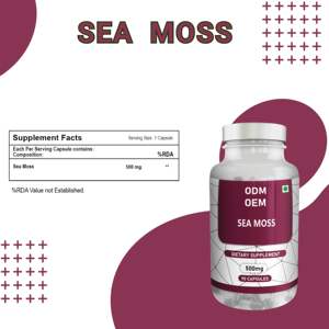 <b>Sea</b> <b>Moss</b> Extract 90 <b>Capsules</b> Herbal Supplement for Adults Women & Men-Promotion Development Private Label OEM/ODM - Product Image 3