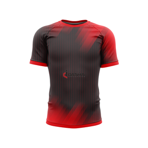Venta al por mayor de camisetas de fútbol uniforme diseño logotipo personalizado sublimación secado rápido ropa de entrenamiento de fútbol camiseta de fútbol para adultos - Product Image 1