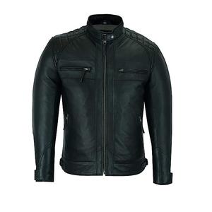 2023 moda de invierno OEM diseños PU chaqueta de cuero para hombres slim fit Top trending transpirable chaqueta de gran tamaño - Product Image 3