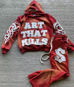 เสื้อฮู้ดกันหนาวของผู้ชายเสื้อฮู้ดกันหนาวแบบลำลองสำหรับ450 350ซักแบบมีน้ำหนัก500 GSM - Product Image 2