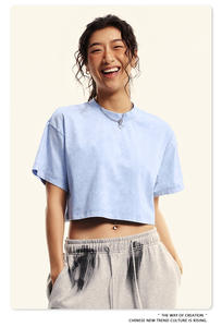 Camisetas de Verano Personalizadas para Mujer, Camisetas Holgadas de Manga Corta con Cuello Redondo, Camisetas Básicas Lisas, Camisetas Cortas para Mujer - Product Image 5