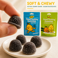 Bonbons à mâcher KisKis au kumquat et citron, bonbons gélifiés aux herbes, rafraîchissants aux agrumes, collation quotidienne, jus de fruits naturel