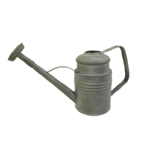 Mango de Metal de alta calidad, Color gris, Metal regadera de pintada a mano, maceta de riego de jardín para vivero de flores - Product Image 1