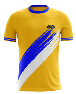 เสื้อฟุตบอลโพลีเอสเตอร์คุณภาพสูงเสื้อพิมพ์โลโก้ตามสั่ง - Product Image 2