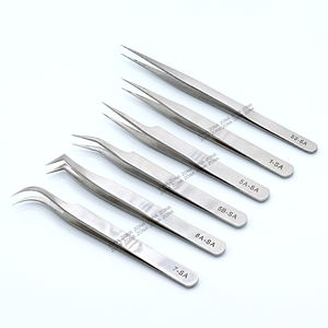 Pince à cils de qualité supérieure Pince à cils de volume en acier inoxydable Poids extrêmement léger Pour une expérience d'arrimage sans effort - Product Image 5