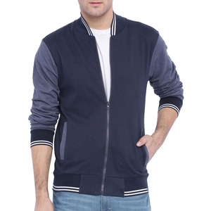 Hombres Casual Plain Chaqueta de Bombardero a prueba de viento para los hombres de ropa al por mayor de encargo precio barato de alta calidad chaqueta de bombardero para los hombres - Product Image 1