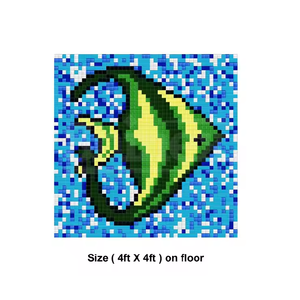 Tuiles de piscine fiables, antidérapantes, résistantes aux acides, antibactériennes, protection UV, 10 mm d'épaisseur, tuiles extérieures résistantes - Product Image 2